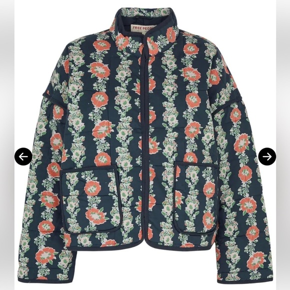 Free People Jackets & Blazers - FREE PEOPLE
Chloe Floral-Print Quilted Cotton Jacket